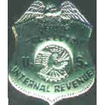 IRS PIN INTERNAL REVENUE SERVICE DEPUTY COLLECTOR MINI BADGE PIN